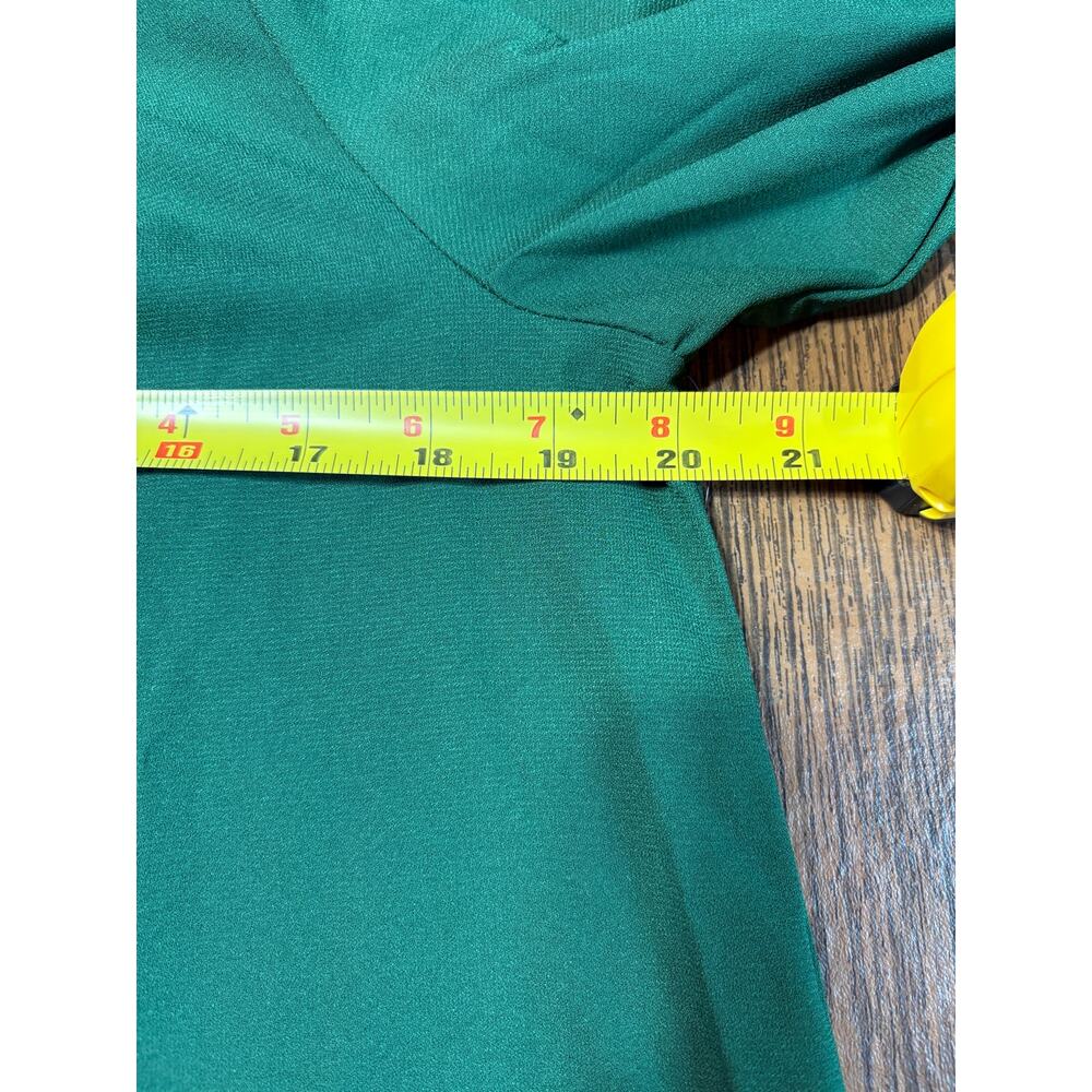 Tuckernuck Pomander Place Selena Hunter Green Blouse Size XS - Picture 8 of 12